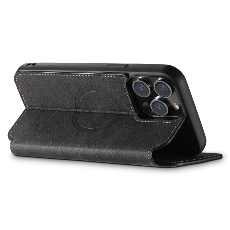Suteni J06 Multifunctional Leather Magnetic Magsafe Phone Case, For iPhone 12/12 Pro, For iPhone 12 Pro Max, For iPhone 13, For iPhone 13 Pro, For iPhone 13 Pro Max, For iPhone 14, For iPhone 14 Pro, For iPhone 14 Plus