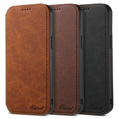 Suteni J06 Multifunctional Leather Magnetic Magsafe Phone Case, For iPhone 14 Pro Max