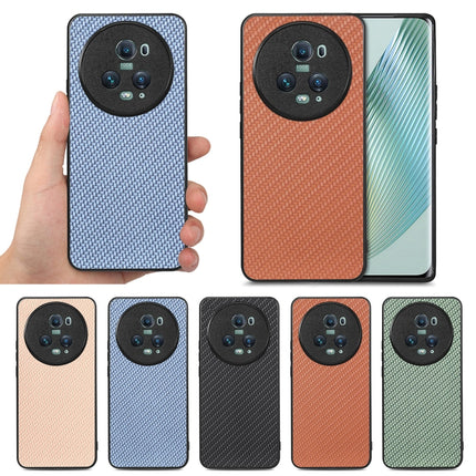 Carbon Fiber Texture Leather Back Cover Phone Case, For Honor Magic5 Pro, For vivo X70