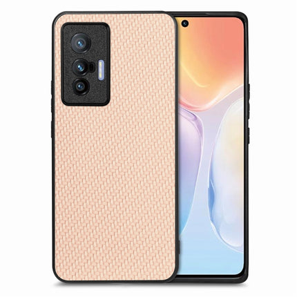 Carbon Fiber Texture Leather Back Cover Phone Case, For Honor Magic5 Pro, For vivo X70