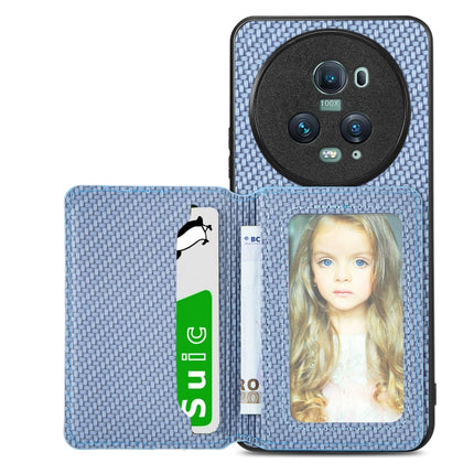 Carbon Fiber Magnetic Card Bag Phone Case