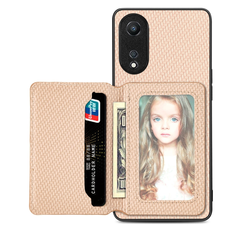 Carbon Fiber Magnetic Card Bag Phone Case