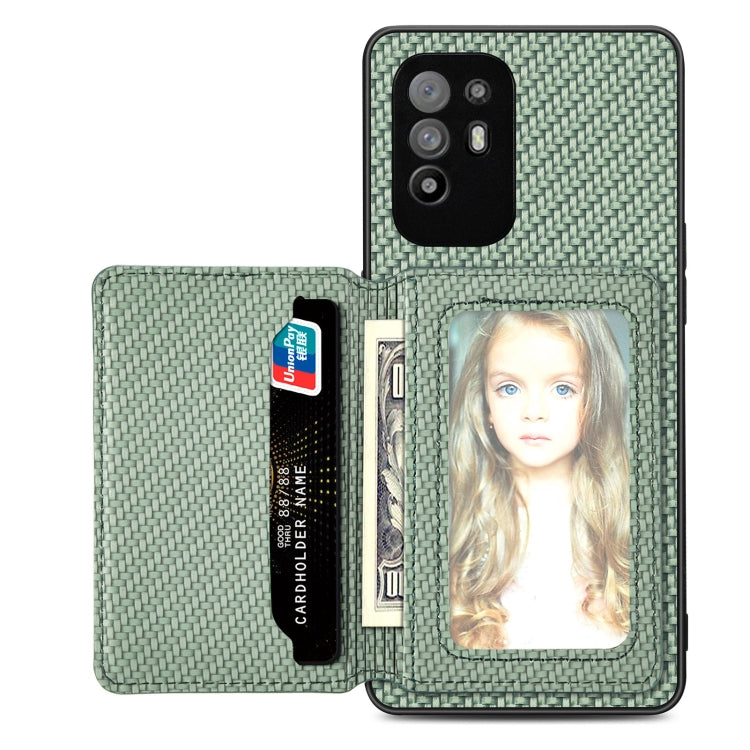 Carbon Fiber Magnetic Card Bag Phone Case