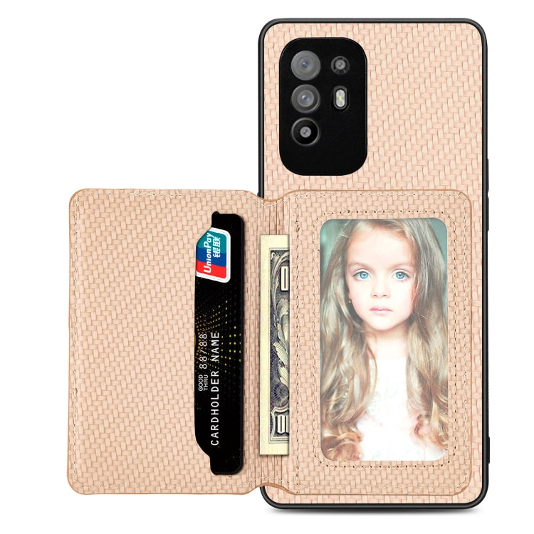 Carbon Fiber Magnetic Card Bag Phone Case