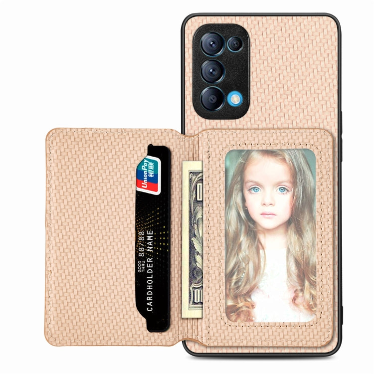 Carbon Fiber Magnetic Card Bag Phone Case