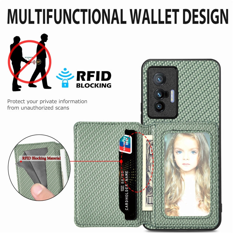 Carbon Fiber Magnetic Card Bag Phone Case
