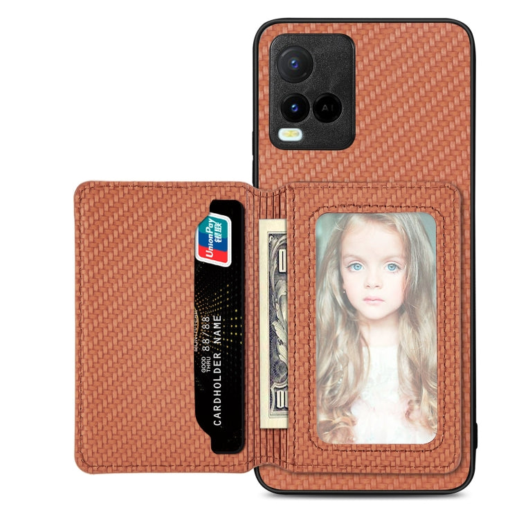 Carbon Fiber Magnetic Card Bag Phone Case
