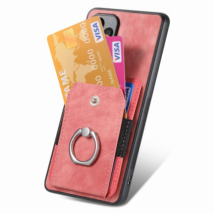 Retro Skin-feel Ring Card Wallet Phone Case, For Google Pixel 6 Pro, For Google Pixel 6, For Google Pixel 7 Pro, For Google Pixel 7