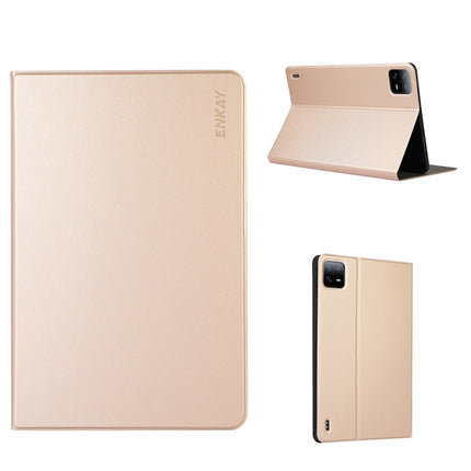 For Xiaomi Pad 6 / Pad 6 Pro ENKAY Leather Stand Smart Tablet Case, For Xiaomi Pad 6 / Pad 6 Pro