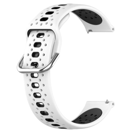 20mm Breathable Two-Color Silicone Watch Band, For GarminMove Trend