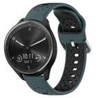 For Garmin Vivomove Sport / Olive Green+Black