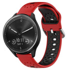 For Garmin Vivomove Sport / Red+Black