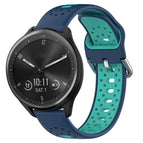 For Garmin Vivomove Sport / Blue+Teal