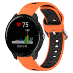 For Garmin Vivoactive3 Music / Orange+Black