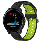 For Garmin Vivoactive3 Music / Black+Lime Green