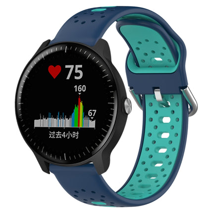 20mm Breathable Two-Color Silicone Watch Band, For Garmin Vivoactive3 Music