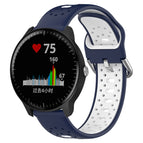 For Garmin Vivoactive3 Music / Midnight Blue+White