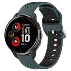 For Garmin Venu 2 Plus / Olive Green+Black