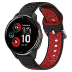 For Garmin Venu 2 Plus / Black+Red