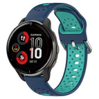 For Garmin Venu 2 Plus / Blue+Teal
