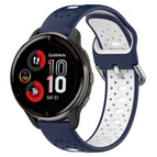 For Garmin Venu 2 Plus / Midnight Blue+White