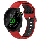 For Garmin Forerunner 158 / Red+Black