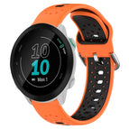 For Garmin Forerunner 55 / Orange+Black