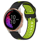 For Garmin Venu / Black+Lime Green