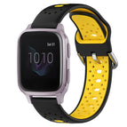 For Garmin Venu SQ / Black+Yellow