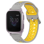 For Garmin Venu SQ / Grey+Yellow