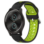 For Garmin VivoMove Style / Black+Lime Green