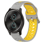For Garmin VivoMove Style / Grey+Yellow