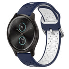 For Garmin VivoMove Style / Midnight Blue+White