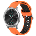For Garmin VivoMove Luxe / Orange+Black