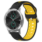 For Garmin VivoMove Luxe / Black+Yellow