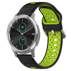 For Garmin VivoMove Luxe / Black+Lime Green