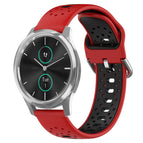 For Garmin VivoMove Luxe / Red+Black