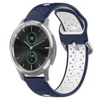 For Garmin VivoMove Luxe / Midnight Blue+White