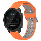 For Garmin Forerunner 245 / Orange+Grey
