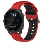 For Garmin Forerunner 245 / Red+Black