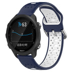 For Garmin Forerunner 245 / Midnight Blue+White