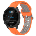 For Garmin Forerunner 245 Music / Orange+Grey