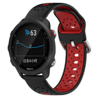 For Garmin Forerunner 245 Music / Black+Red