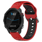 For Garmin Forerunner 245 Music / Red+Black