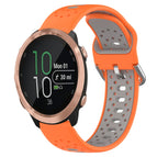 For Garmin Forerunner 645 / Orange+Grey