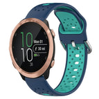 For Garmin Forerunner 645 Music / Blue+Teal