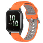For Garmin Forerunner Sq2 / Orange+Grey