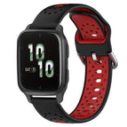 For Garmin Forerunner Sq2 / Black+Red
