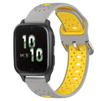 For Garmin Forerunner Sq2 / Grey+Yellow