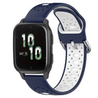 For Garmin Forerunner Sq2 / Midnight Blue+White